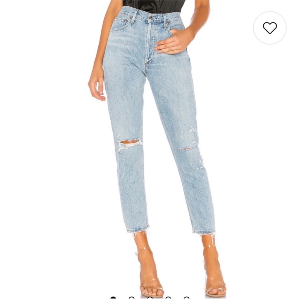 Agolde | Jamie High Rise Classic Jean in Shakedown size 26